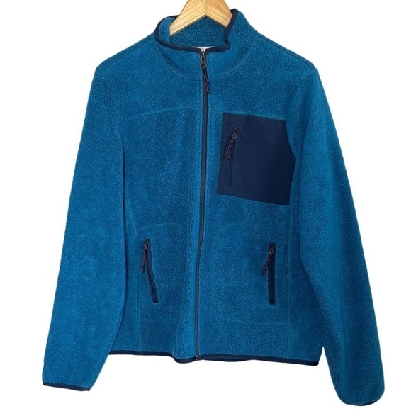 Orvis Jackets & Blazers - Orvis Sherpa Fleece Full Zip Jacket Outdoor Hiking Gorpcore Size M